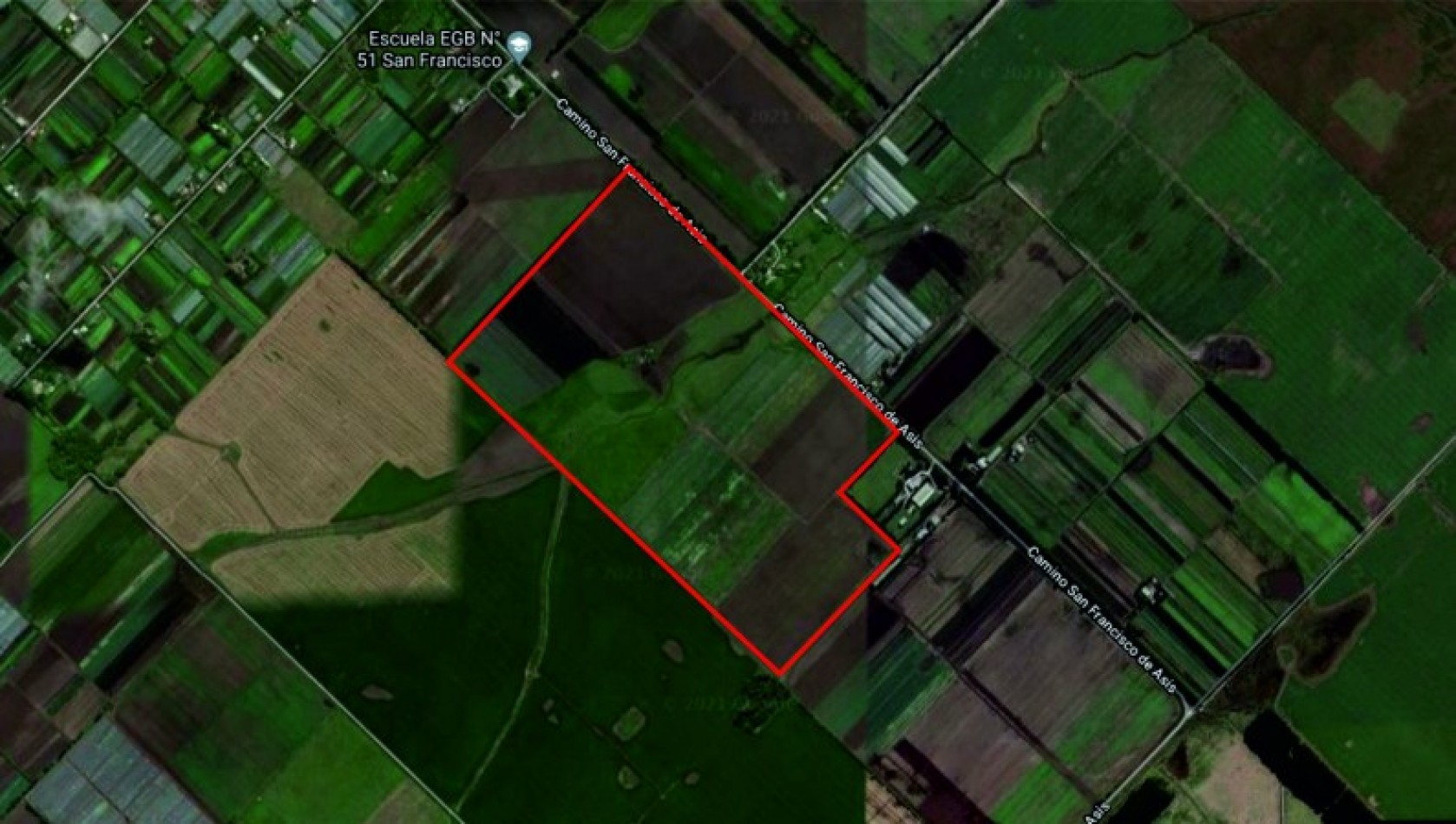 Venta 80 ha para quinta Sobre Asfalto.