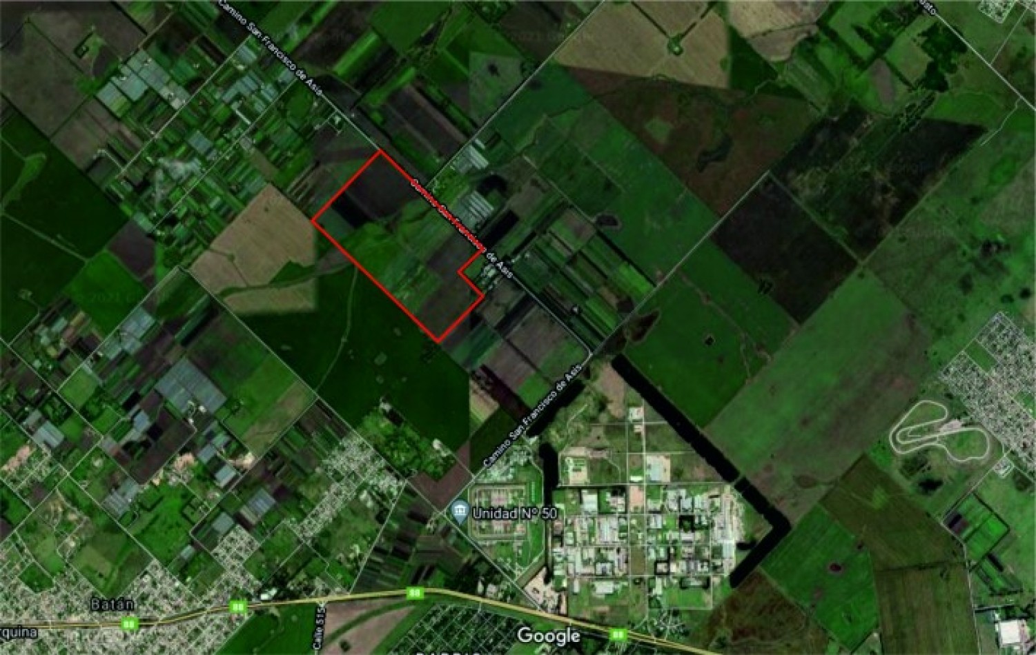 Venta 80 ha para quinta Sobre Asfalto.