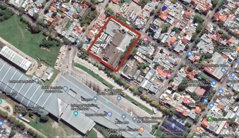 VENTA 6000 Metros Frente a la Nueva Terminal