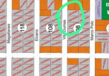 VENTA: Lote en Santa Elena de 540 m2.